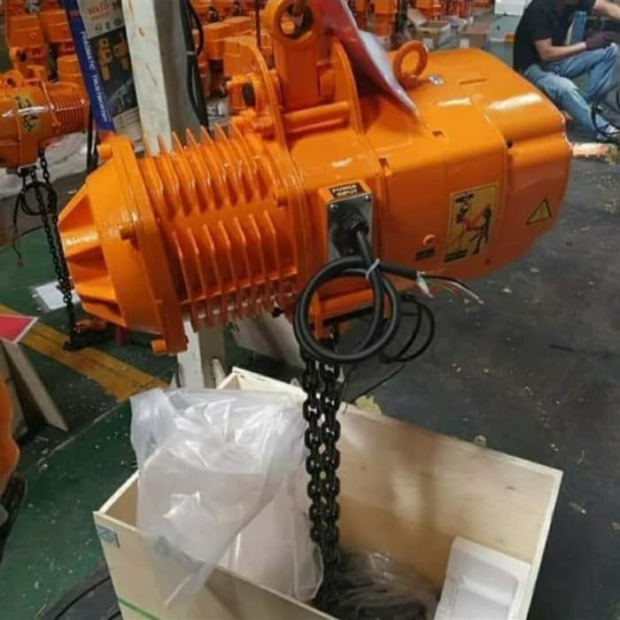 Electric chain block Chain block elektrik 5 ton x 3 meter nagasaki