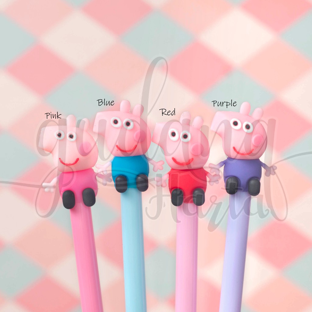 Pulpen Gel Pig Babi Pena Pulpen Ballpoint GH 307189