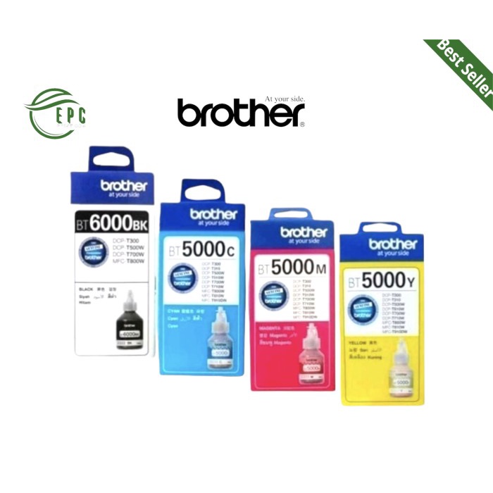 

Jualan 1 Set 4 Pcs Tinta Brother Bt5000 - Bt6000 Tinta Untuk T3000-T5000W Bagus