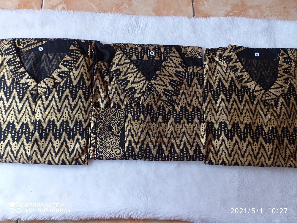 Batik Couple Keluarga Sania Ruffle Ori Ndoro Jowi Dnt Motif Wayang Tenun Sutra Tulis Size M L Xl Xxl