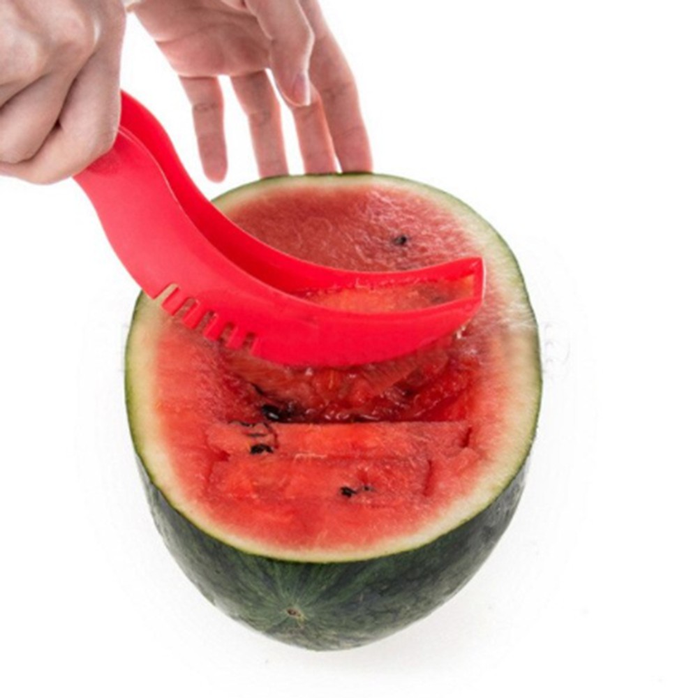 Pisau Alat Pemotong Semangka Plastik Watermelon Cutter Slicer