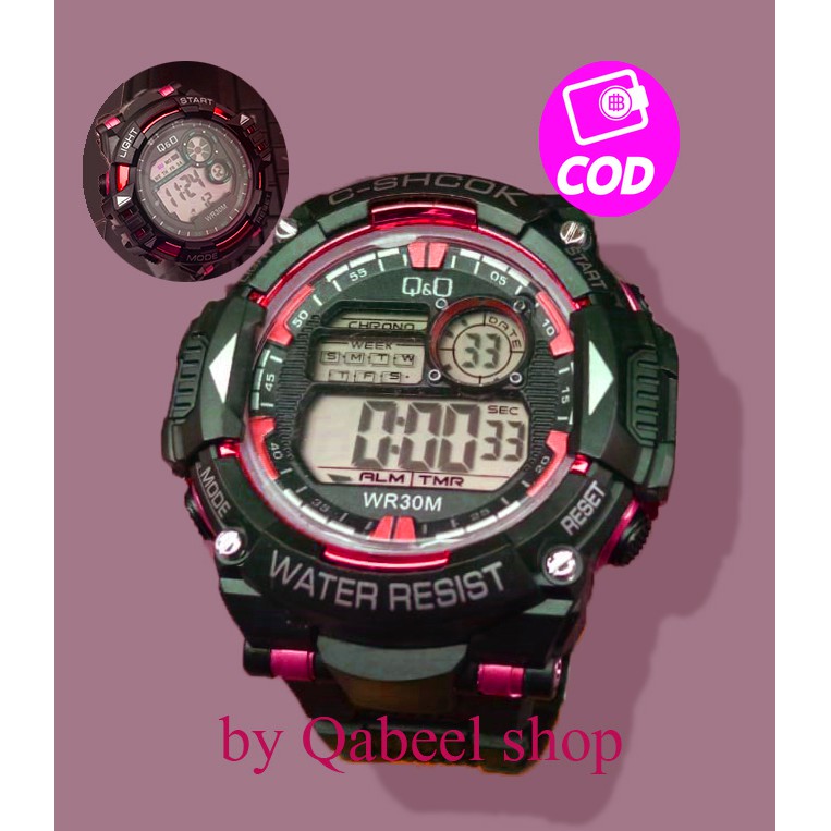 Jam tangan pria sport,jam tangan pria murah,jam tangan LED DIGITAL,100% Anti air/water ressistant