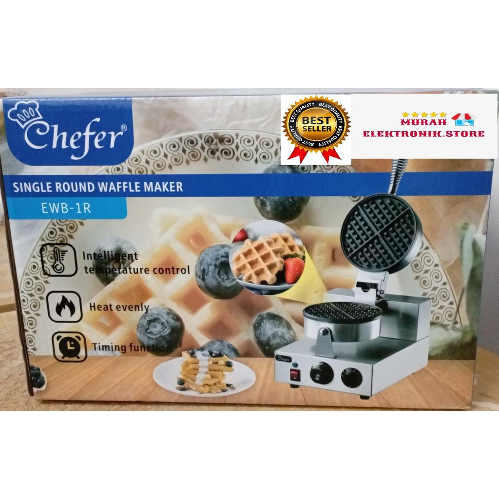 WAFFLE MAKER ELECTRIC CHEFER EWB-1