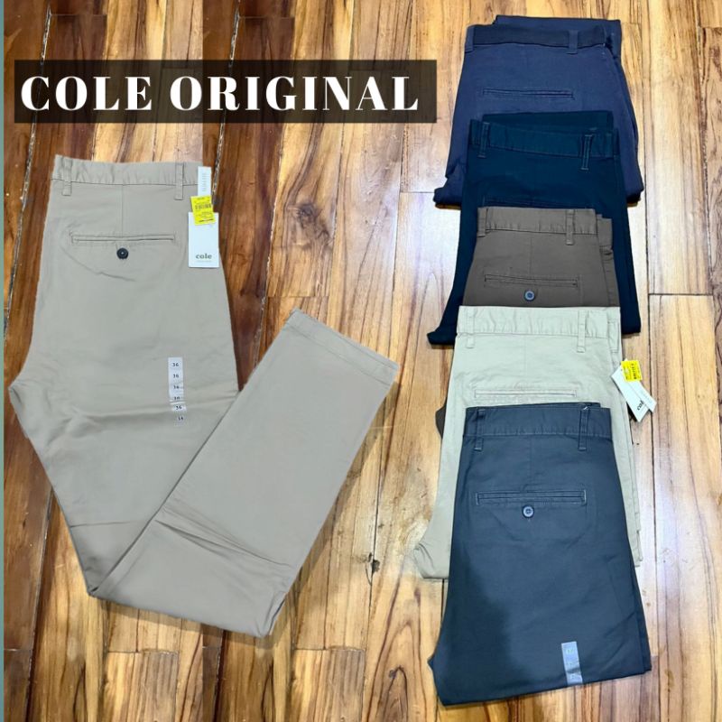 Celana chino panjang pria merk COLE original SLIM FIT celana cinos panjang pria celana panjang pria 