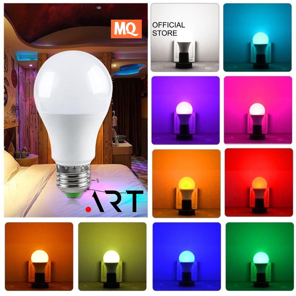 MQ LAMPU WARNA WARNI/LAMPU LED WARNA WARNI RGB BERUBAH WARNA REMOTE CONTOL