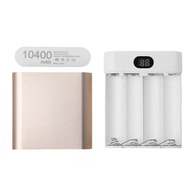 Power bank 18650 Baterai Pemegang Plastik Baterai Pemegang Kotak Penyimpanan Charger Baterai DIY