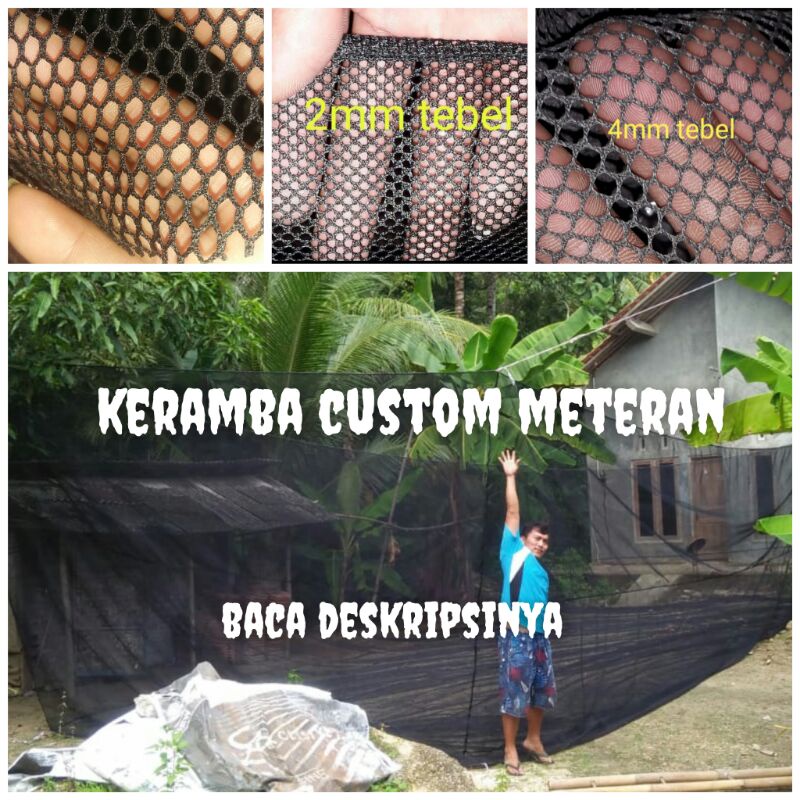 Jaring Ikan Meteran Keramba Ikan Custom dengan Jaring sarang tawon