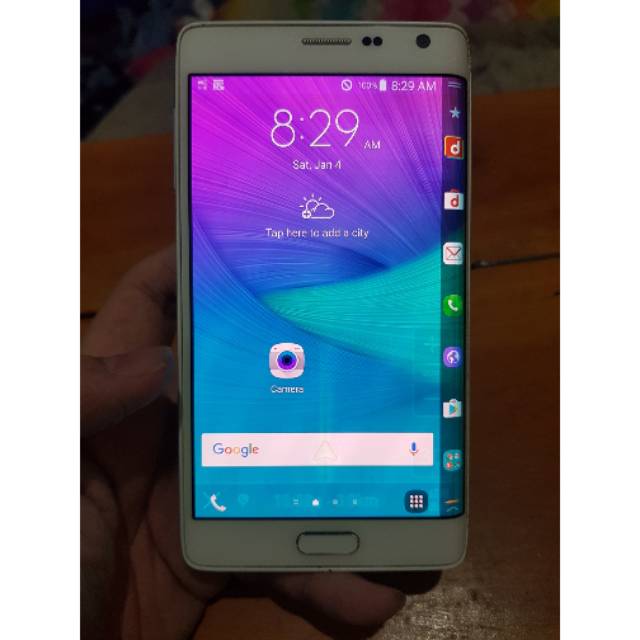 Samsung Note Edge hp only singel sim minus shadow tebal