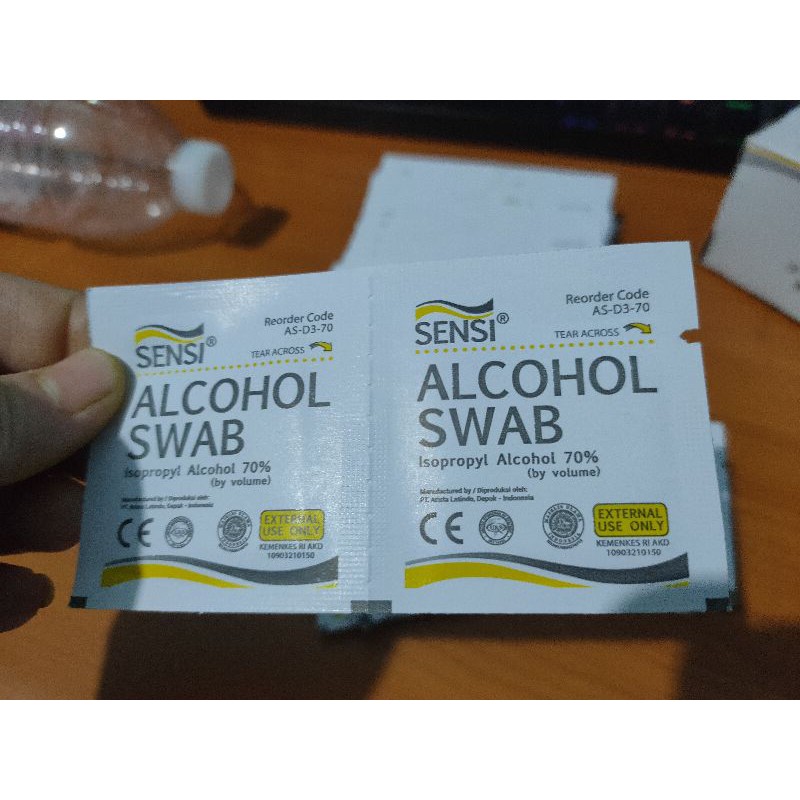 Alkohol Swab Sensi /tisu alkohol Sensi @eceran