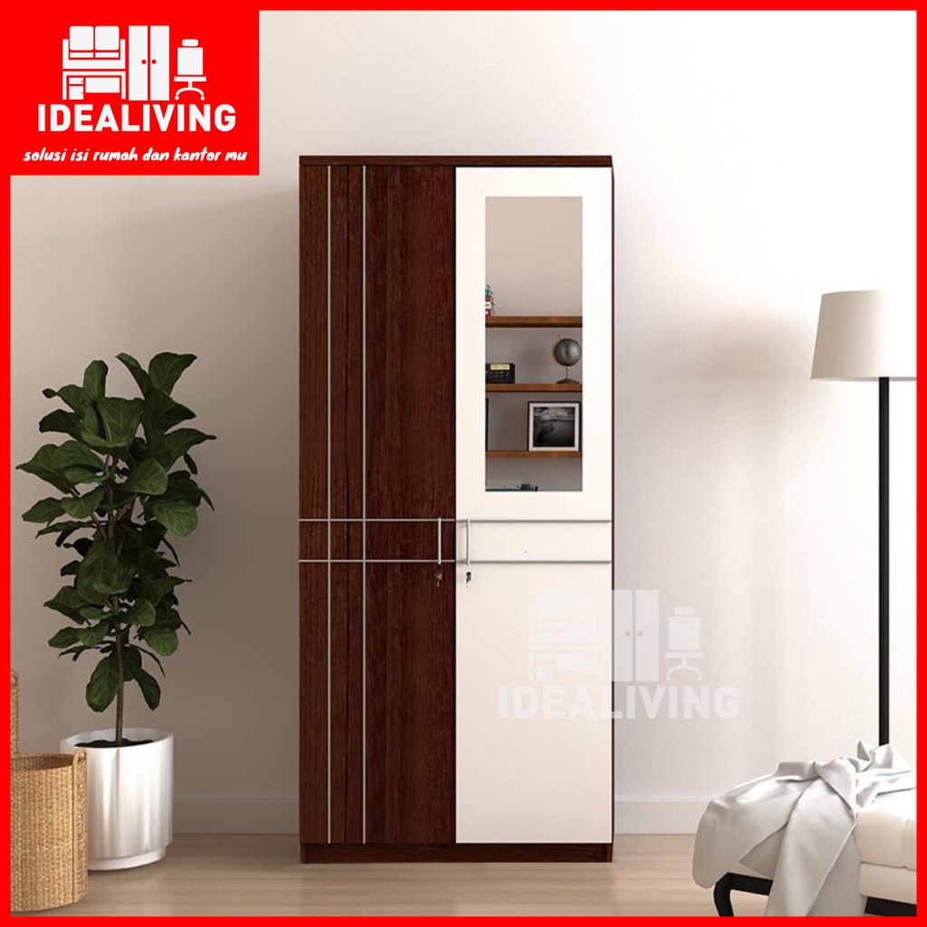 Lemari Kayu Dua Pintu / Lemari Pakaian / Lemari Baju