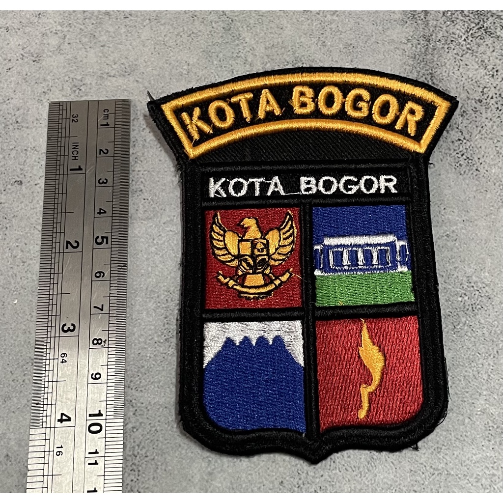 Badge Timbul Kota Bogor - Bet Sat Bogor - Bordir Kota Bogor