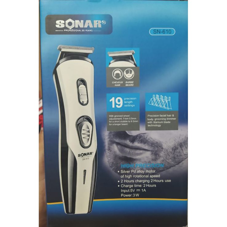 ALAT PENCUKUR RAMBUT SONAR SN610 REECHARGER