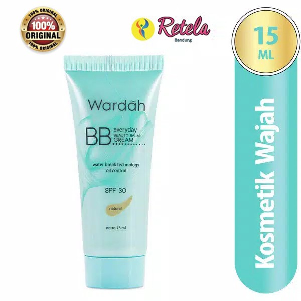 Wardah Everyday Bb Cream Natural 15Ml / Foundation / Alas Bedak