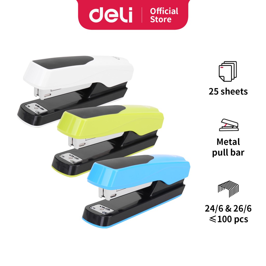 

Deli Stapler 25 Sheets Daya Tahan ekstra E0427