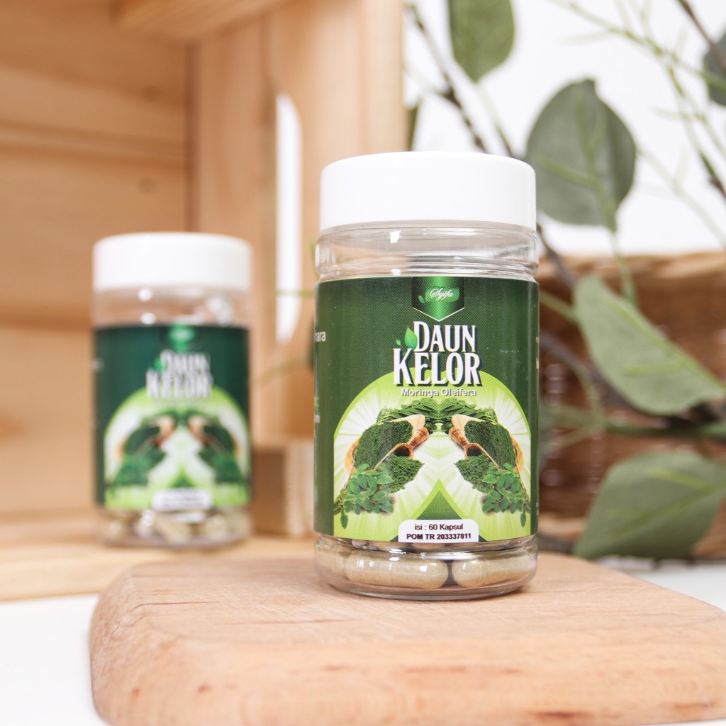 Kapsul Ekstrak daun kelor Moringa Oliefera Syifa Herbal - Daun Kelor Moringa Oleifera 60 Kpsl