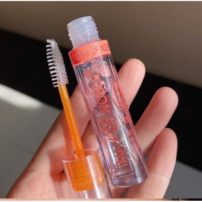 PAKET 2IN1 EYEBROW 3D STYLING SHOAP + MASCARA GEL BENING PELENTIK BULU MATA COVER ORANGE
