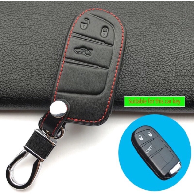Sarung Kunci Kulit Jeep Compass Cherokee