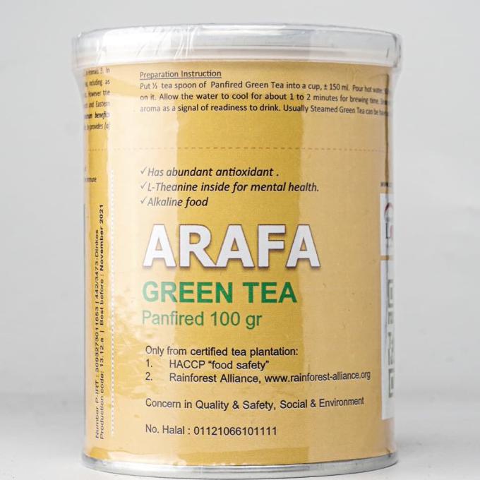 

[[BISA COD]] Bali Farm Arafa Green Tea 100gr LIMITED EDITION Kode 628