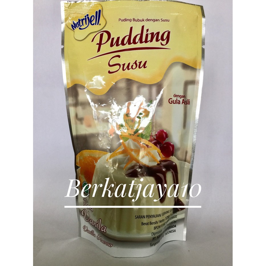 Pudding Susu Nutrijell rasa Vanila puding nutrijel vanilla 120gr
