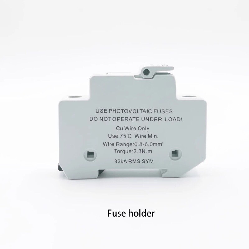 Solar PV Fuse Holder DC 1000V untuk Sekering Tegangan Tinggi panel Surya