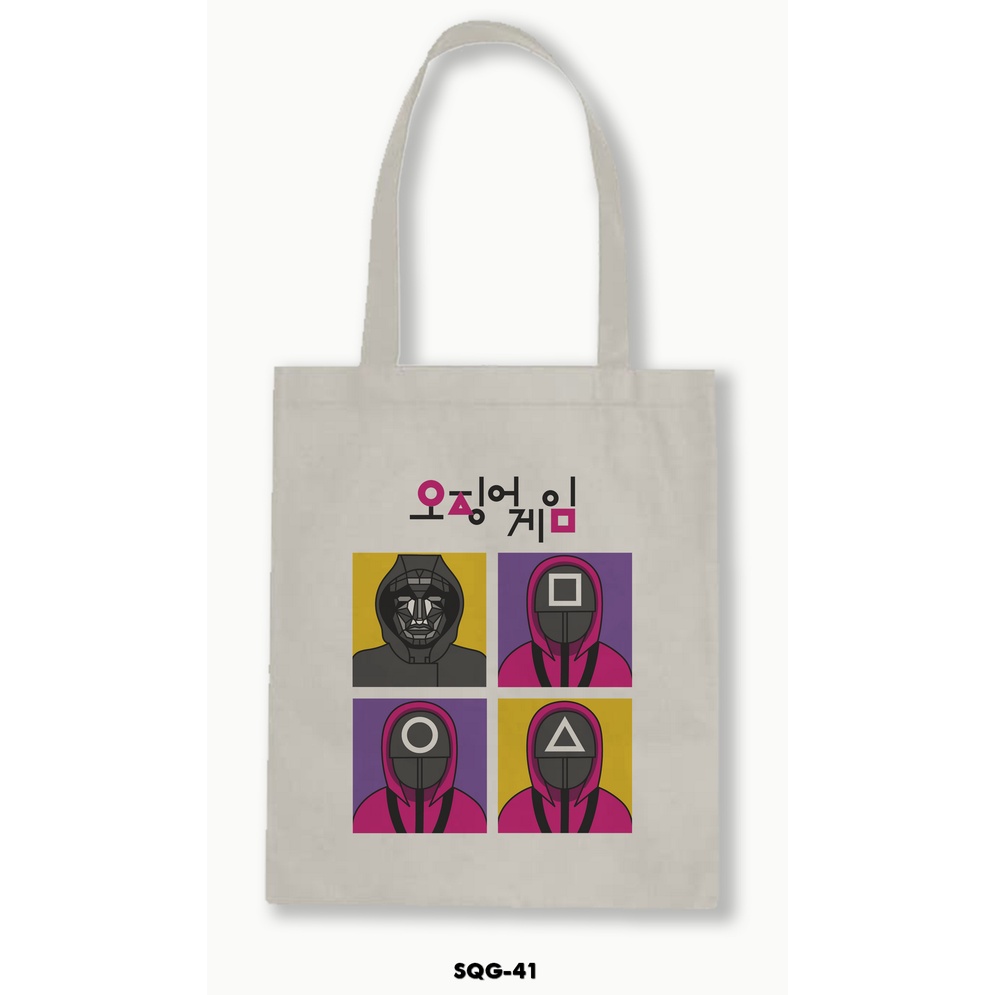 TOTE BAG BLACU - SQUID GAME 04