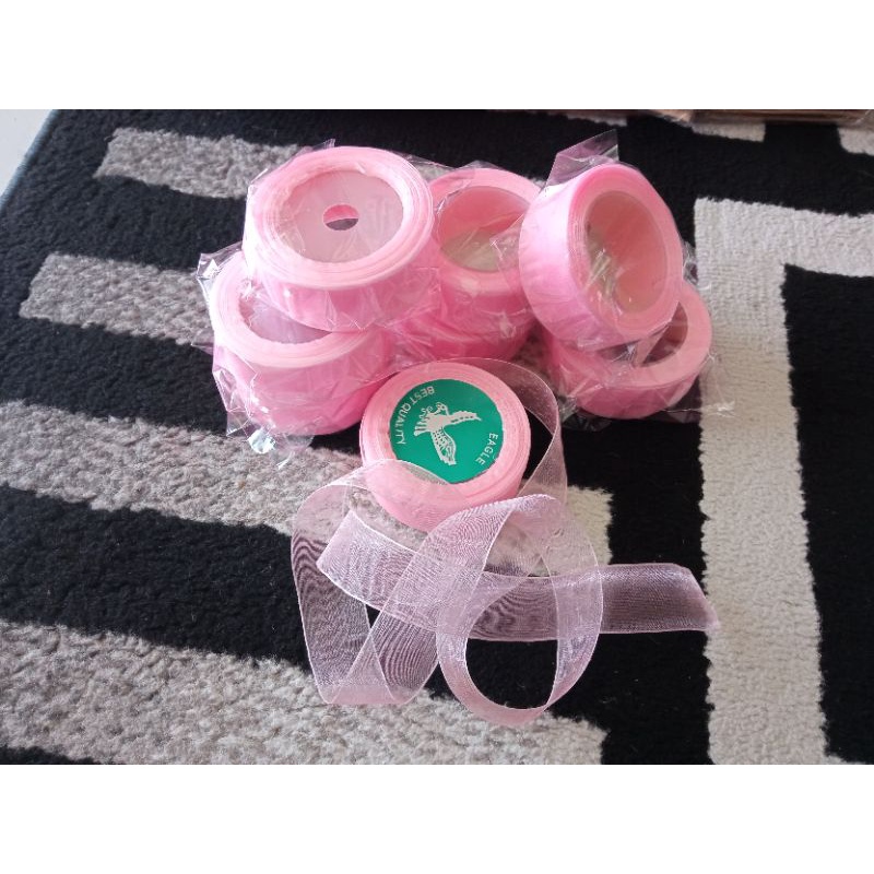 

pita organdi 2,5cm pink