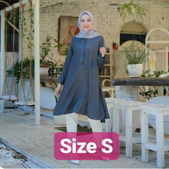 HEAVEN LIGHTS SAHIRA TUNIK BLACK SIZE S