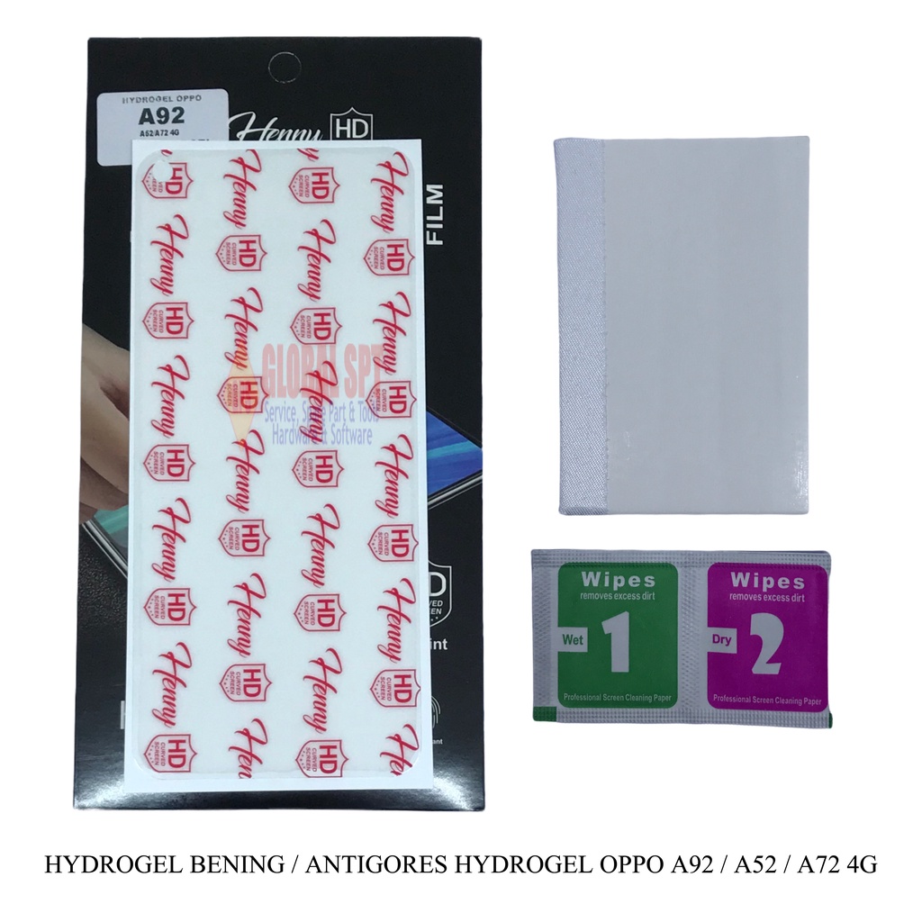 HYDROGEL BENING / ANTIGORES HYDROGEL OPPO A92 / A52 / A72 4G