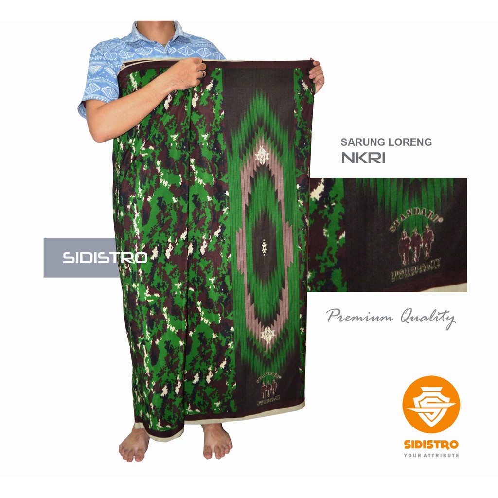 SARUNG LORENG MOTIF NKRI TNI AD ORIGINAL AMMO STANDART