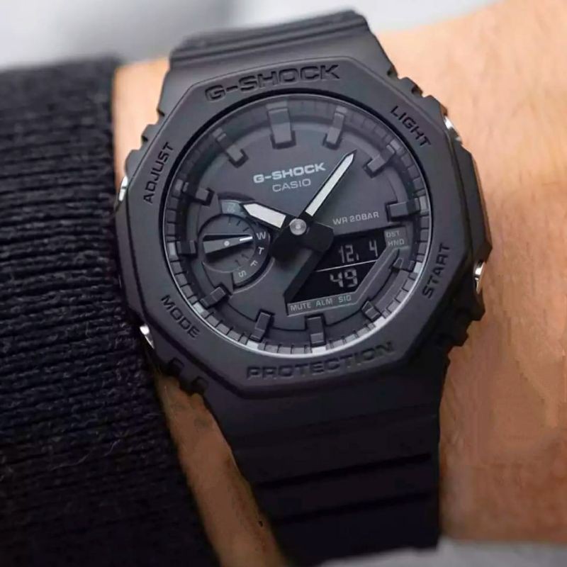 BAHAN HALUS JAM TERLARIS JAM PRIA BISA BUAT BERENANG JAM VIRAL GSHOCK GA2100 TERLARIS