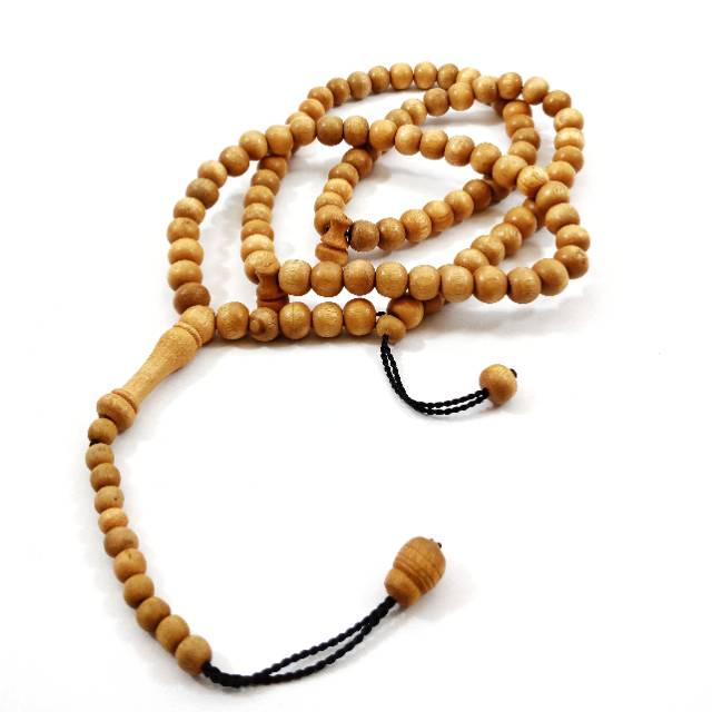 Tasbih kayu original dewandaru diameter 8 mm isi 99 butir kualitas premium Aksesories Keagamaan Ibadah Sholat Fashion Muslim