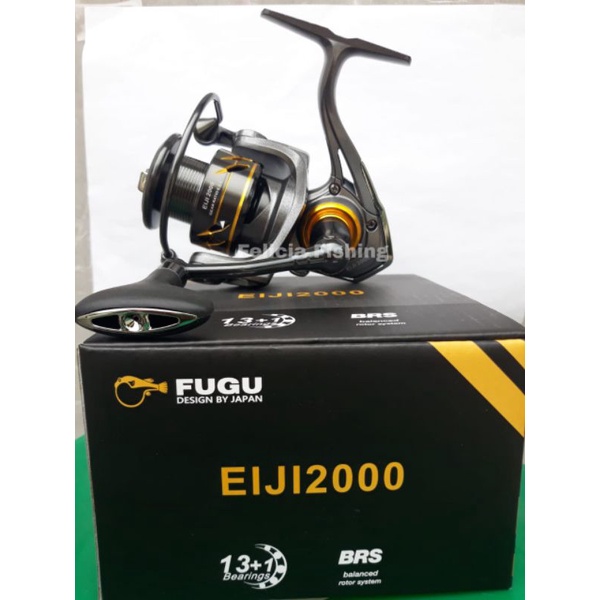 Fishing Reel Ril Rill Rel Rell Katrol Kerekan Spinning Kerekan Pancing Fugu Eiji Power Handle 2000