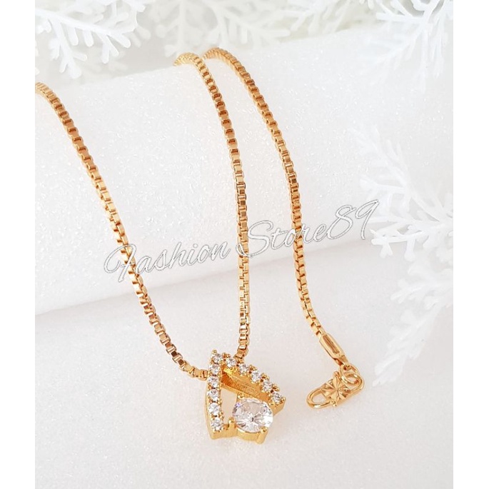 Kalung Liontin Fashion permata Zirconia Impor Xuping Yaxiya Bestquality bestseller impor