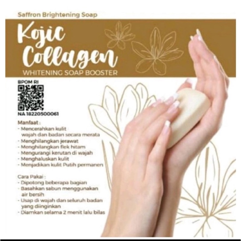 kojic collagen / sabun kojic safron / dhifara skincare