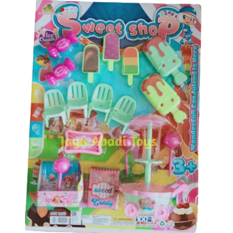 Mainan ice cream Sweet Shop set OCT2055