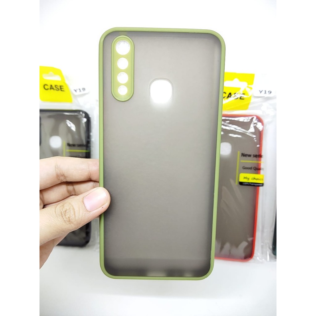 Bumper AERO CASE Vivo Y19 6.53 inch Hardcase My Choice List Warna Matte