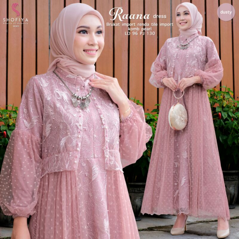 BROKAT HAIFA. RAANA,SHARISHA Maxi Dress Ori by Shofiya