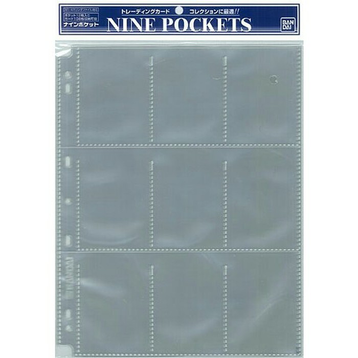 

Sx121 Binder Nine Pockets card Sleeve sembilan slot tempat kartu besar