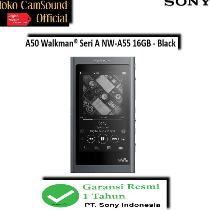 Fikashop000 | Sony Nw-A55 Original / Nw A55 16Gb Walkman Hi-Res Black