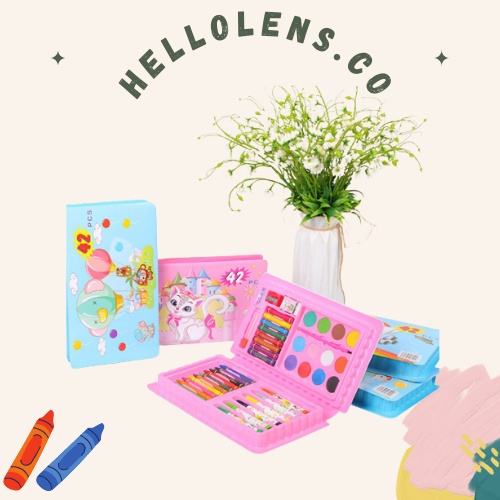 

CRAYON SET 42PCS ALAT MENGGAMBAR/MELUKIS UNTUK KADO ALAT MELUKIS ANAK TIDAK BISA COD