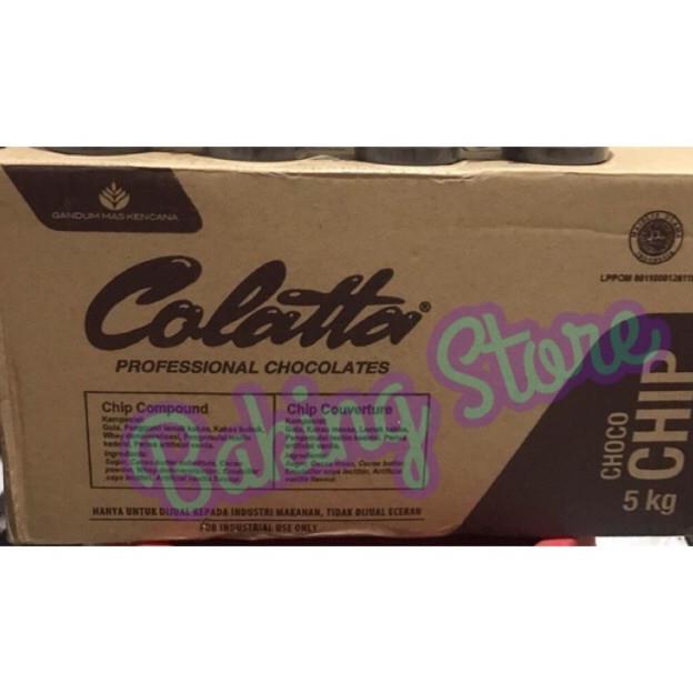 

Colatta Cokelat - Chocolate Choco Chip 5kg - Gosend/Grab Only ---NEW---