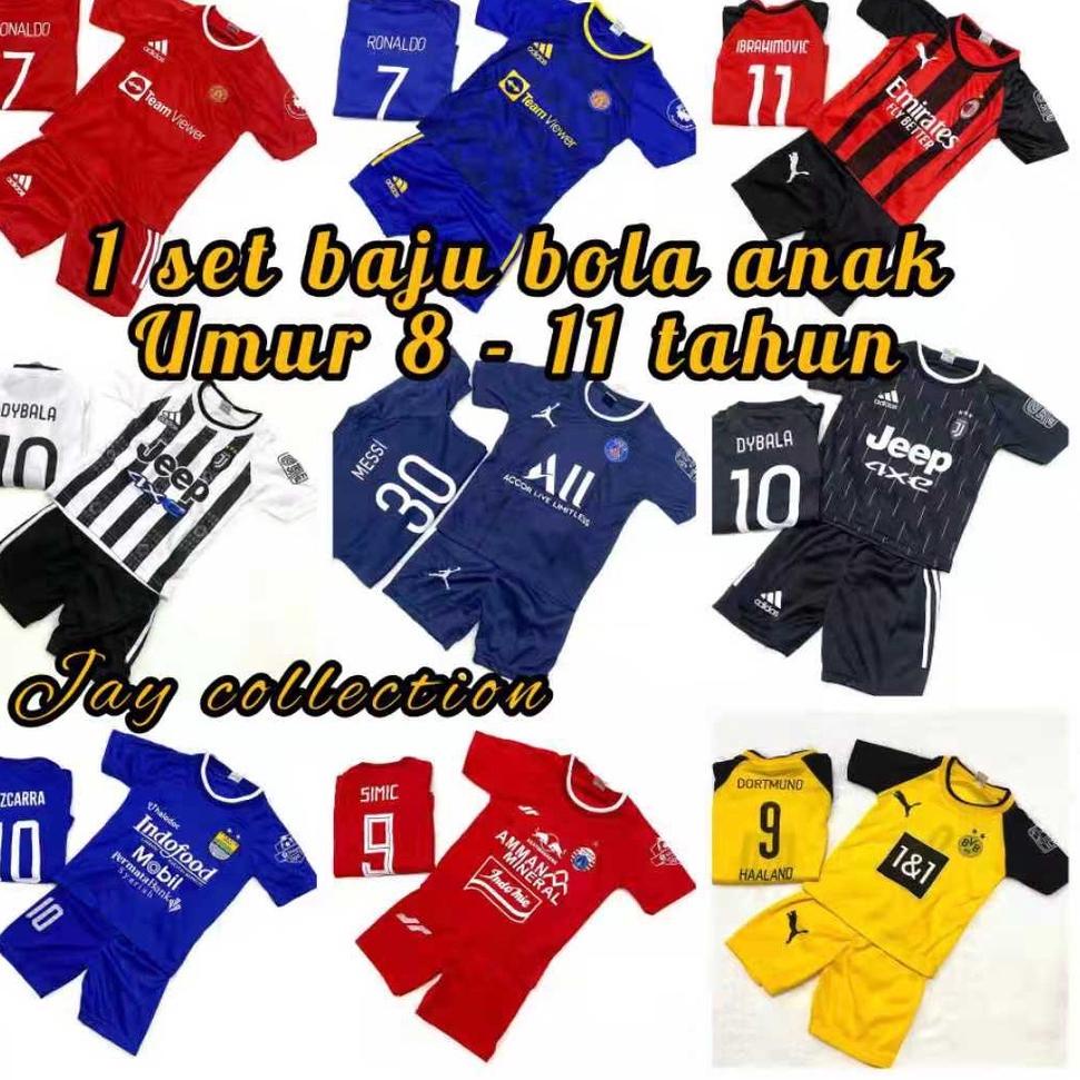 / SET BAJU BOLA ANAK UMUR 8-11 TAHUN / SETELAN BAJU BOLA ANAK2021 / BAJU FUTSAL ANAK / KAOS BOLA ANA