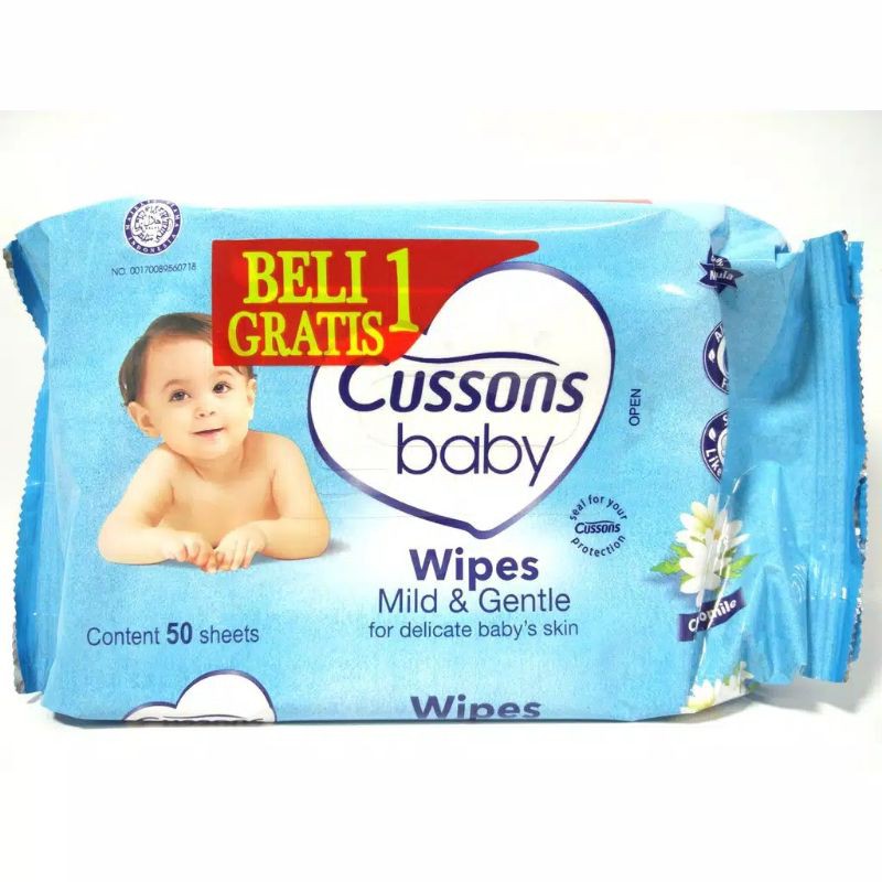 COSSONS BABY TISSUE BASAH BUY 1 GET 1 FREE / TISSUE COSSONS