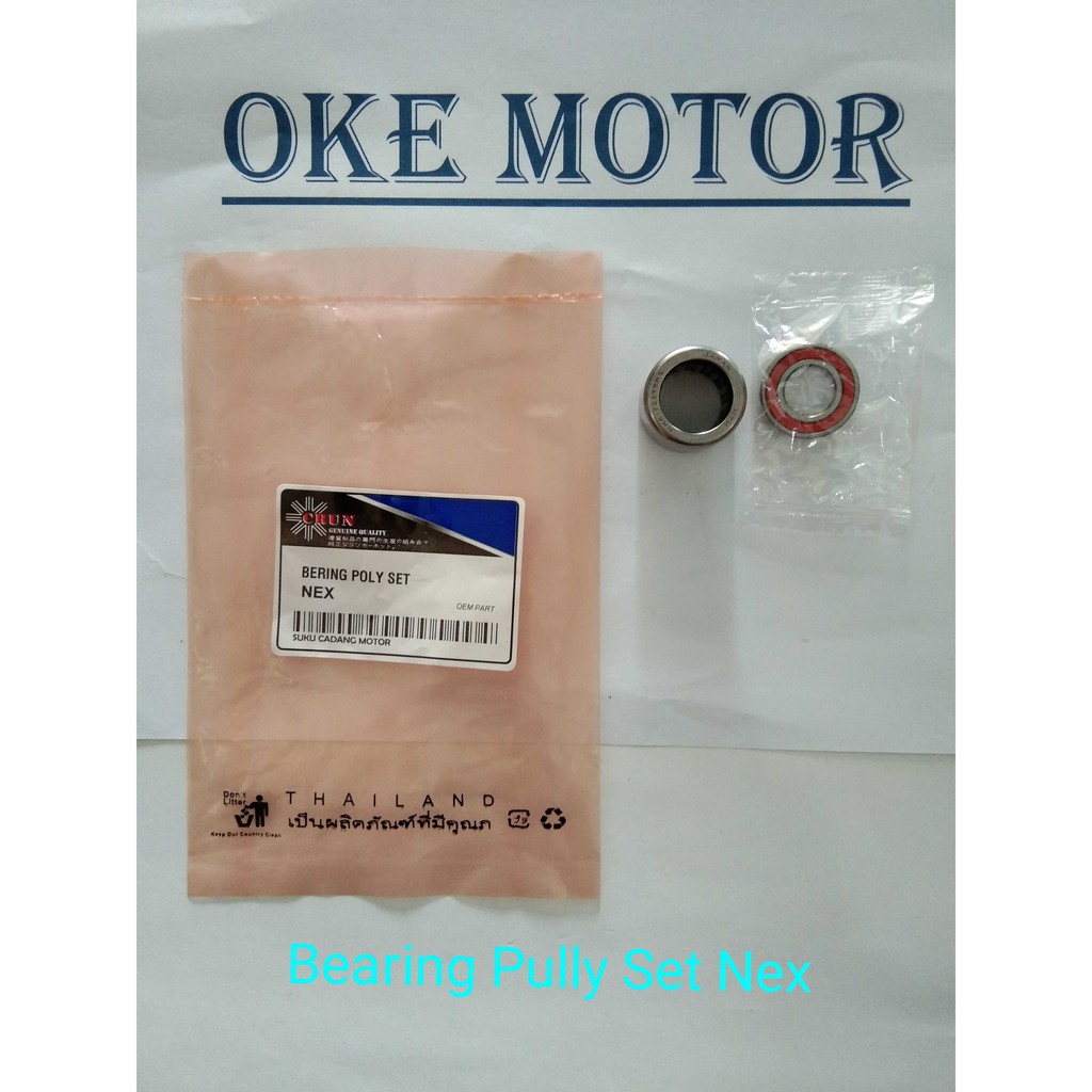 bearing/laher pully/laher bambu set motor suzuki nex