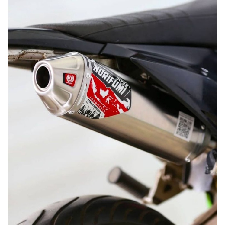 Knalpot Norifumi Rocket 4 STANDAR BORE UP KOMPETISI KLX-DTRACKER-CRF-WR155 Knalpot Norifumi Rocket 4