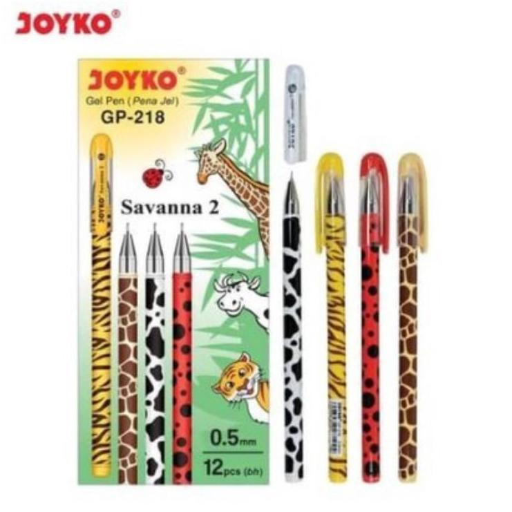 

Dijamin Suka Pulpen gel Joyko Savanna 2 Gp-218/0.5mm ( 12 pcs )