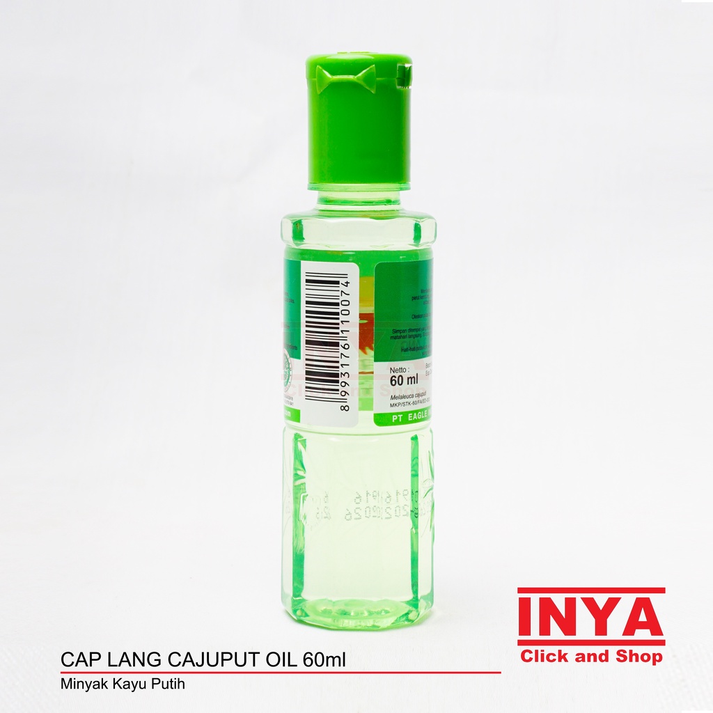 MINYAK KAYU PUTIH CAP LANG - CAJUPUT OIL 60ml - Massage - Pijat