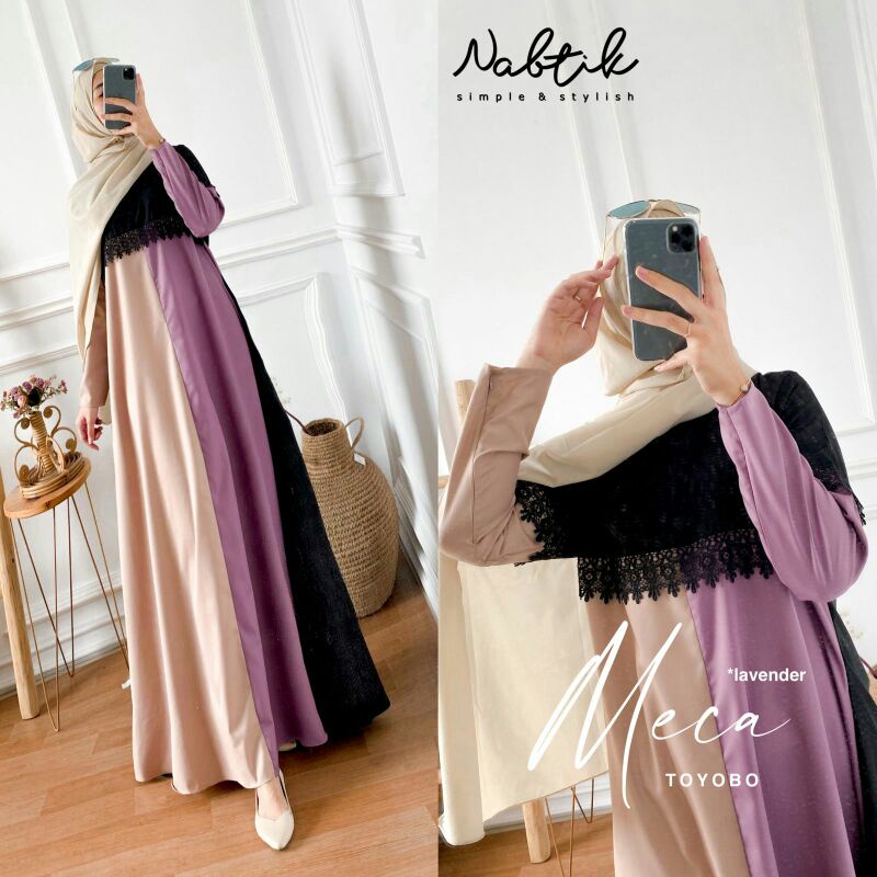 *MECA *Maxi Dress Ori bu Nabtik