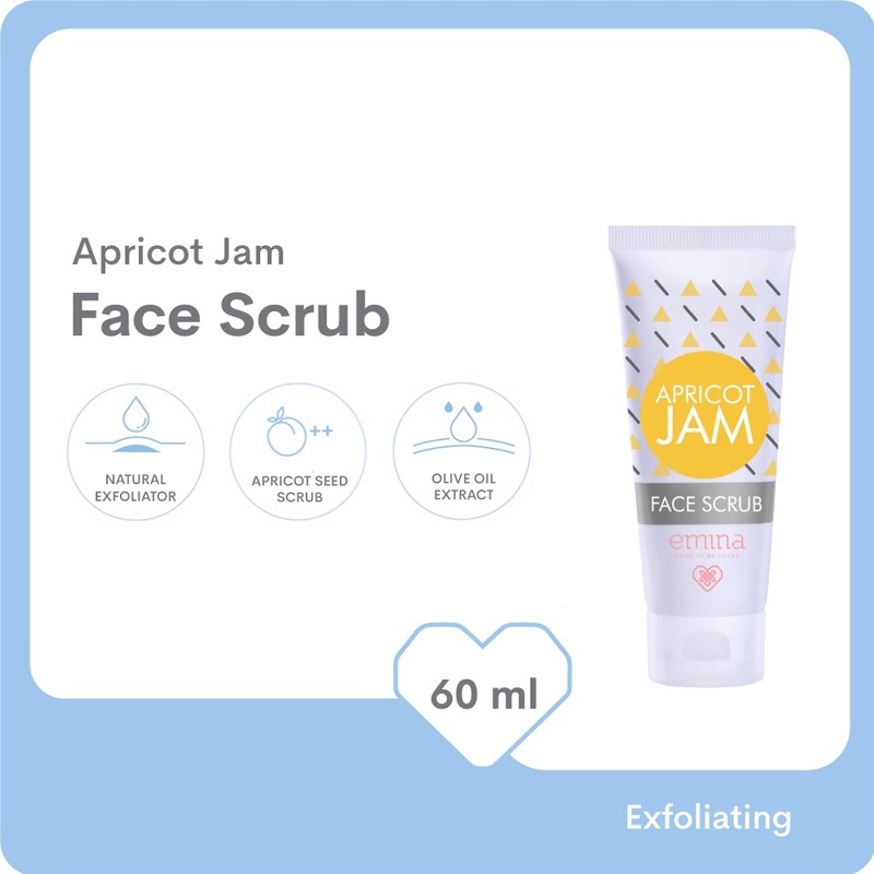 Emina Apricot Jam Face Scrub - 60ml