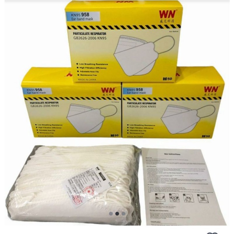 Masker kf94 4 ply EVO MASK isi 50 /KN95 WN 958